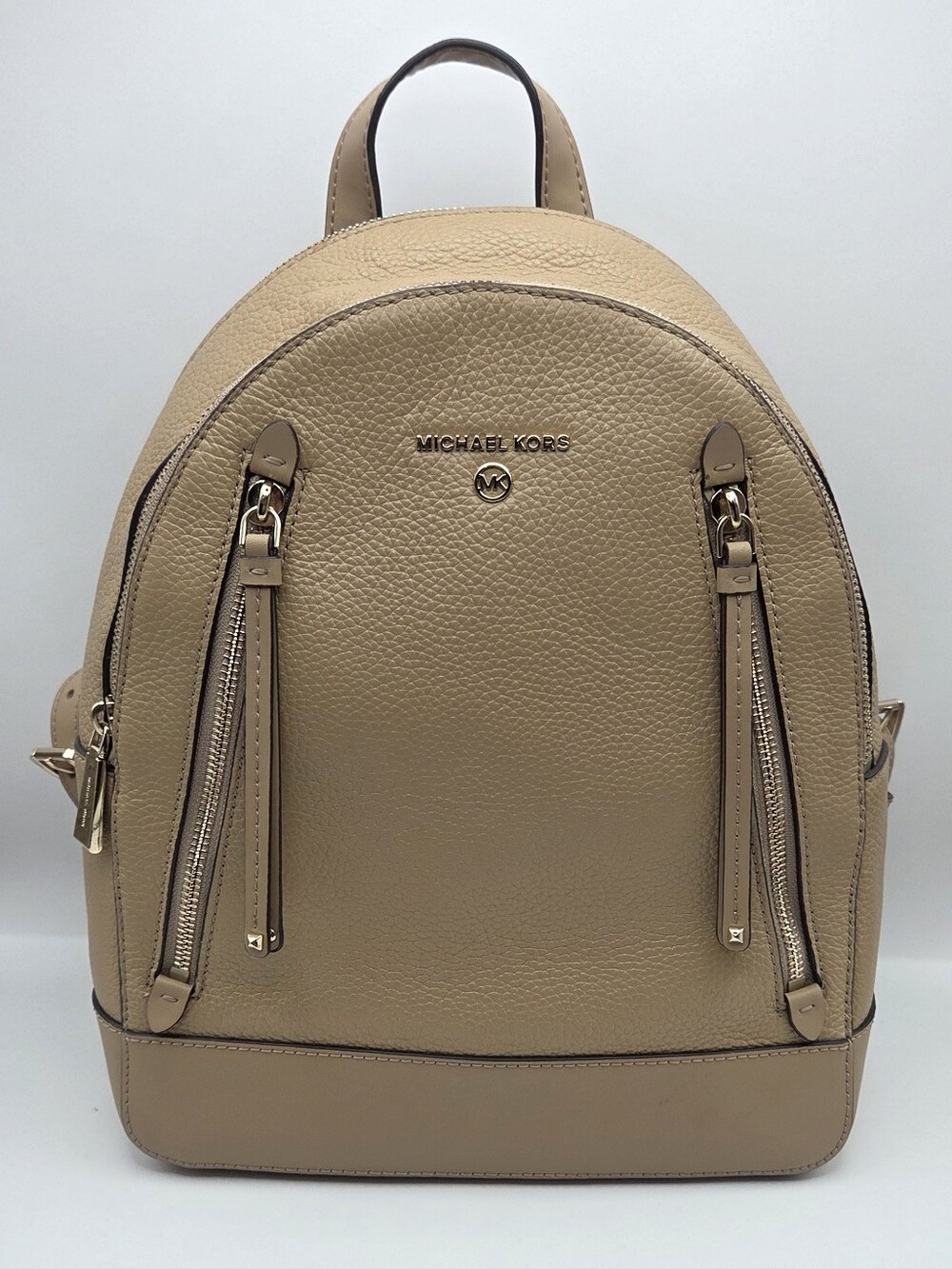 Michael Kors Brooklyn Medium Pebbled Leather Backpack